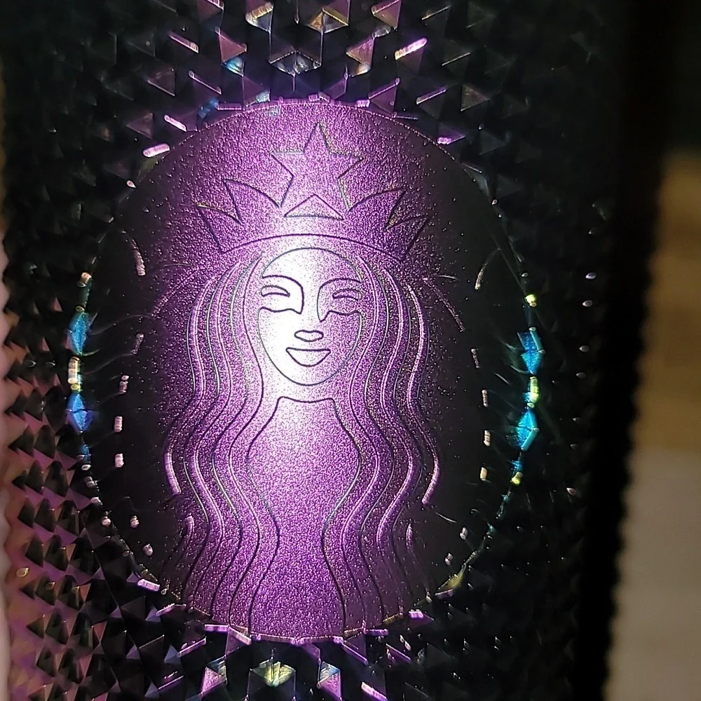Starbucks Halloween 2023 Oil Slick Rainbow Iridescent Tumbler Venti Sized - Picture 3 of 10